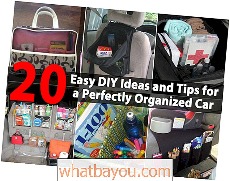 20 enkle DIY-ideer og tips for en perfekt organisert bil